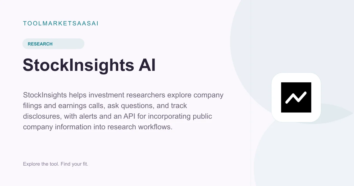Editorial illustration for StockInsights AI