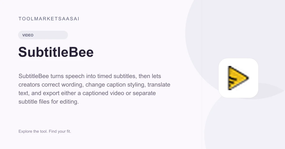 Editorial illustration for SubtitleBee