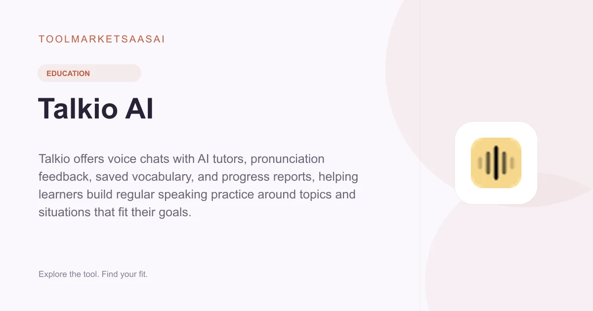 Editorial illustration for Talkio AI