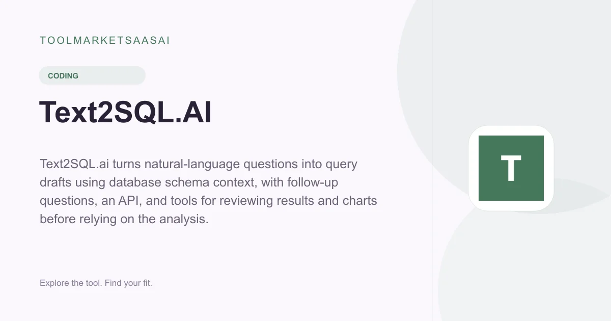 Editorial illustration for Text2SQL.AI