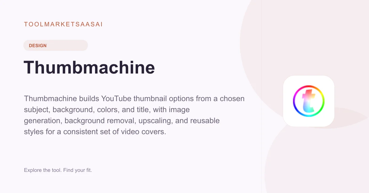 Editorial illustration for Thumbmachine
