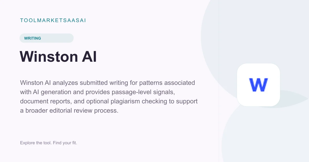 Editorial illustration for Winston AI