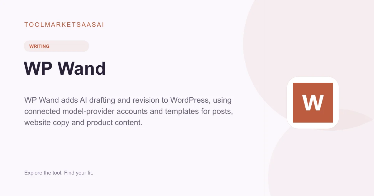 Editorial illustration for WP Wand
